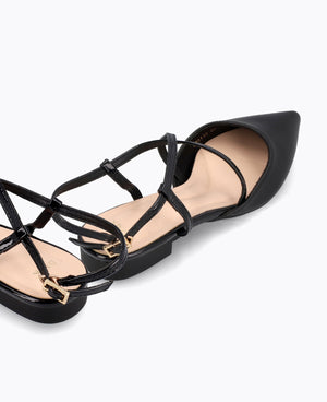 Florence Flat Pumps - Black