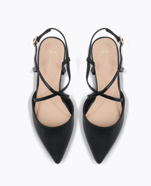 Florence Flat Pumps - Black