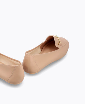 Helene Slip-On Loafers - Almond