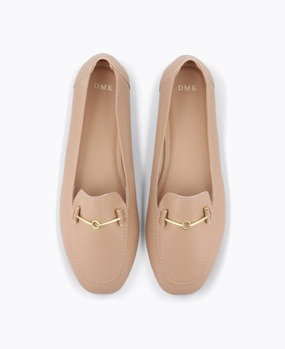 Helene Slip-On Loafers - Almond