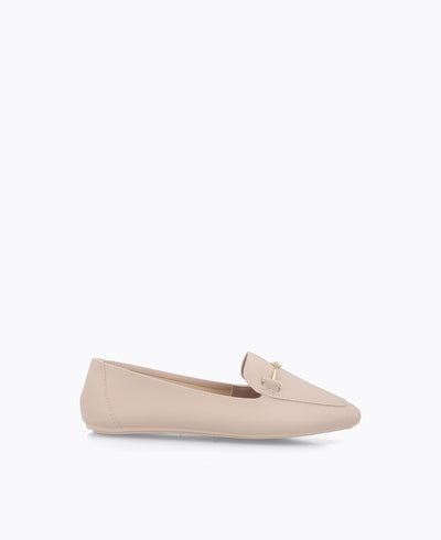 Helene Slip-On Loafers - Beige