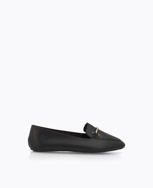 Helene Slip-On Loafers - Black