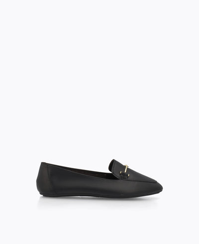 Helene Slip-On Loafers - Black