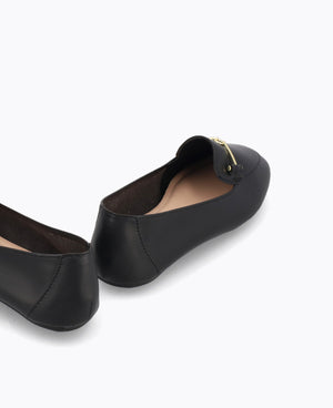 Helene Slip-On Loafers - Black