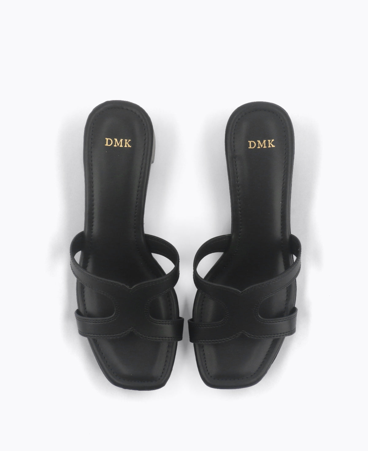 Hester Platform Heel Sandals - Black