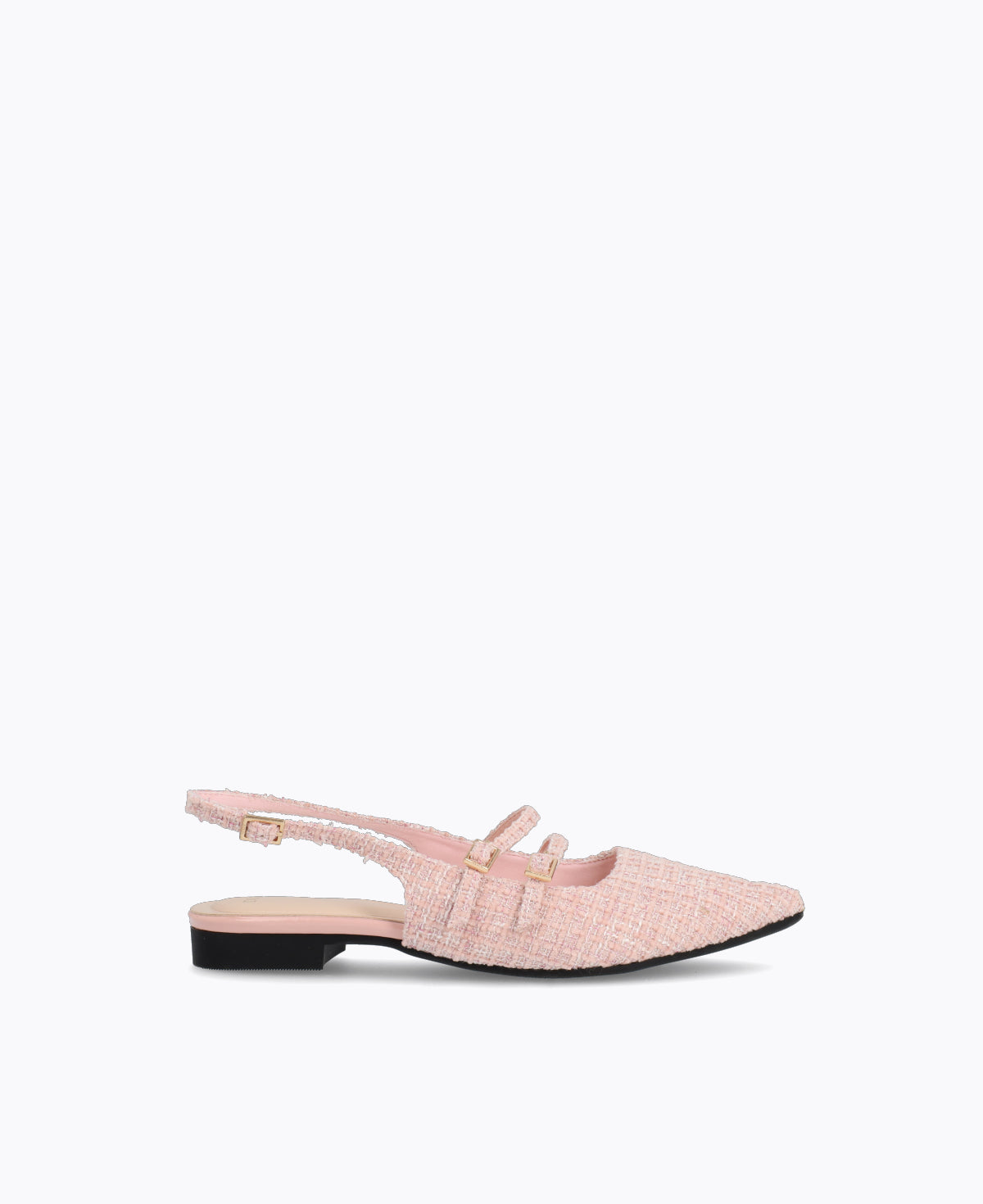 Inca Slingback Mary Jane Flats V2 - Pink (Croc)