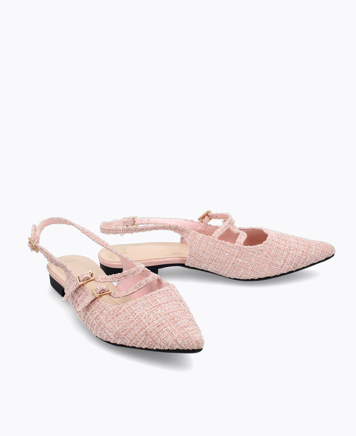 Inca Slingback Mary Jane Flats V2 - Pink (Croc)