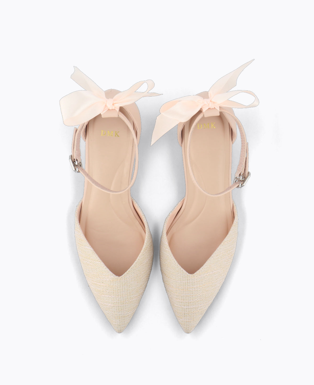 Isabella Bow Heel Pumps - Pink