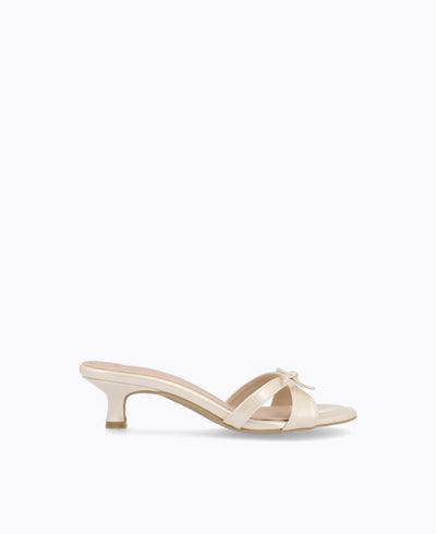 Juliet Heel Sandals - Beige