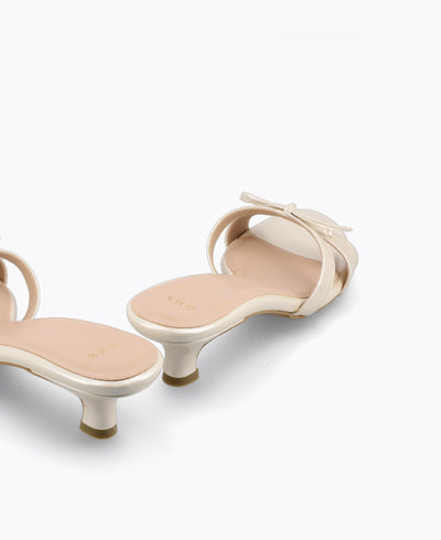 Juliet Heel Sandals - Beige