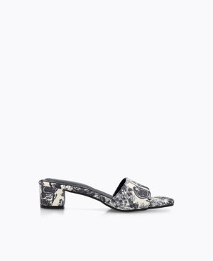 Juni Heel Sandals - Navy