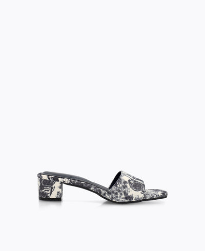 Juni Heel Sandals - Navy