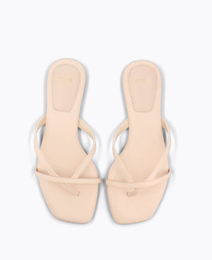 Karissa Flat Sandals - Beige