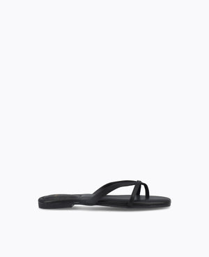 Karissa Flat Sandals - Black