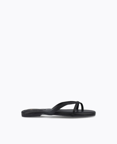Karissa Flat Sandals - Black