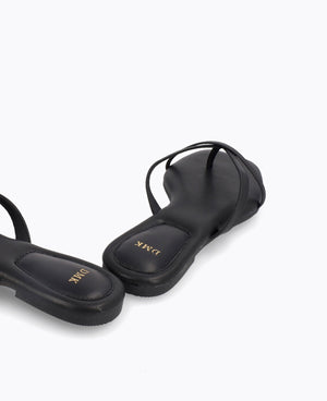 Karissa Flat Sandals - Black