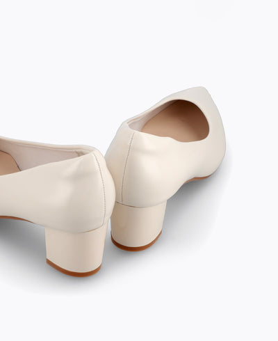 Katrina Heel Pumps - Beige