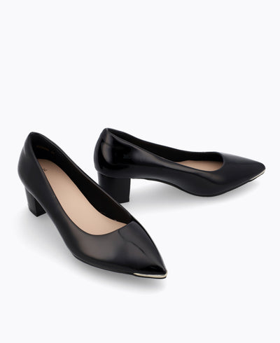 Katrina Heel Pumps - Black