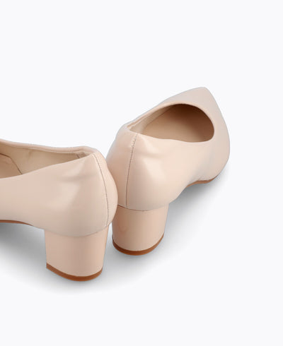 Katrina Heel Pumps - Nude