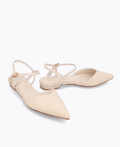 Keily Flat Pumps - Beige