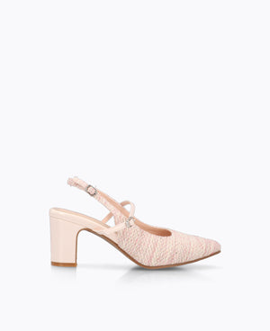 Lena Slingback Mary Janes - Pink