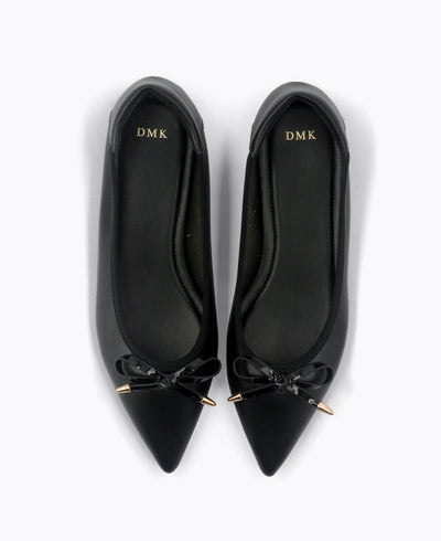 Lidya Ballerina Flats - Black