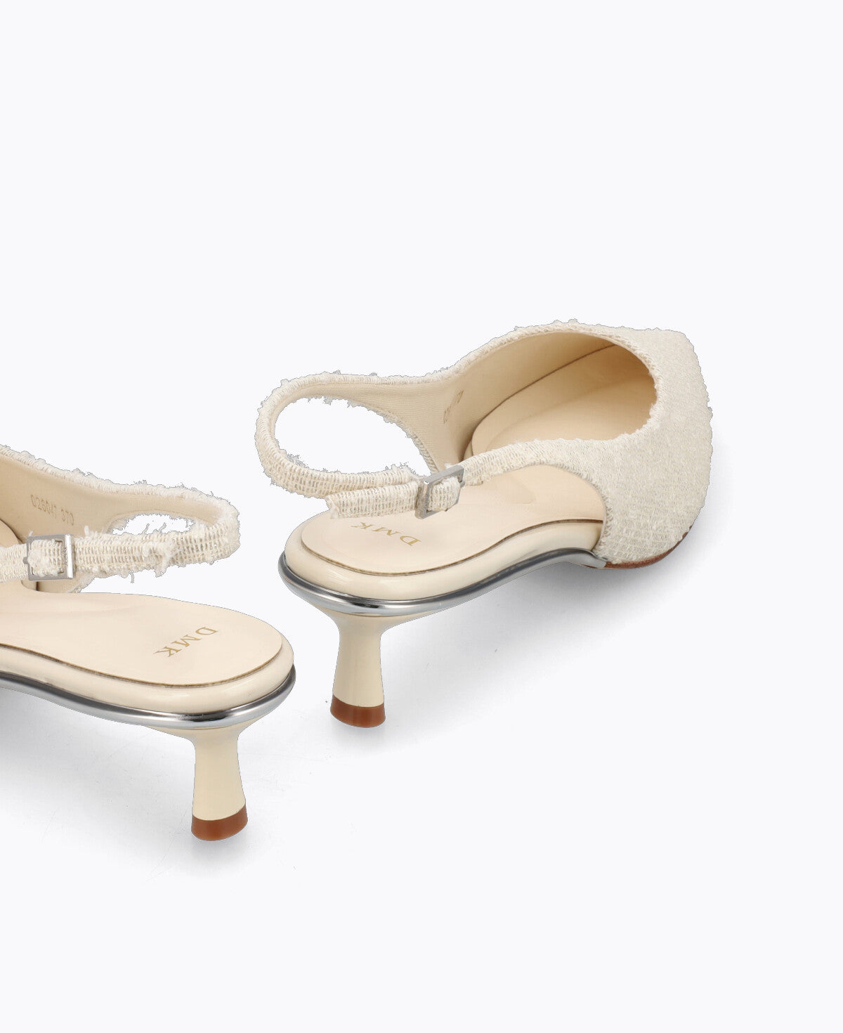 Lily Slingback Heel Pumps - Beige