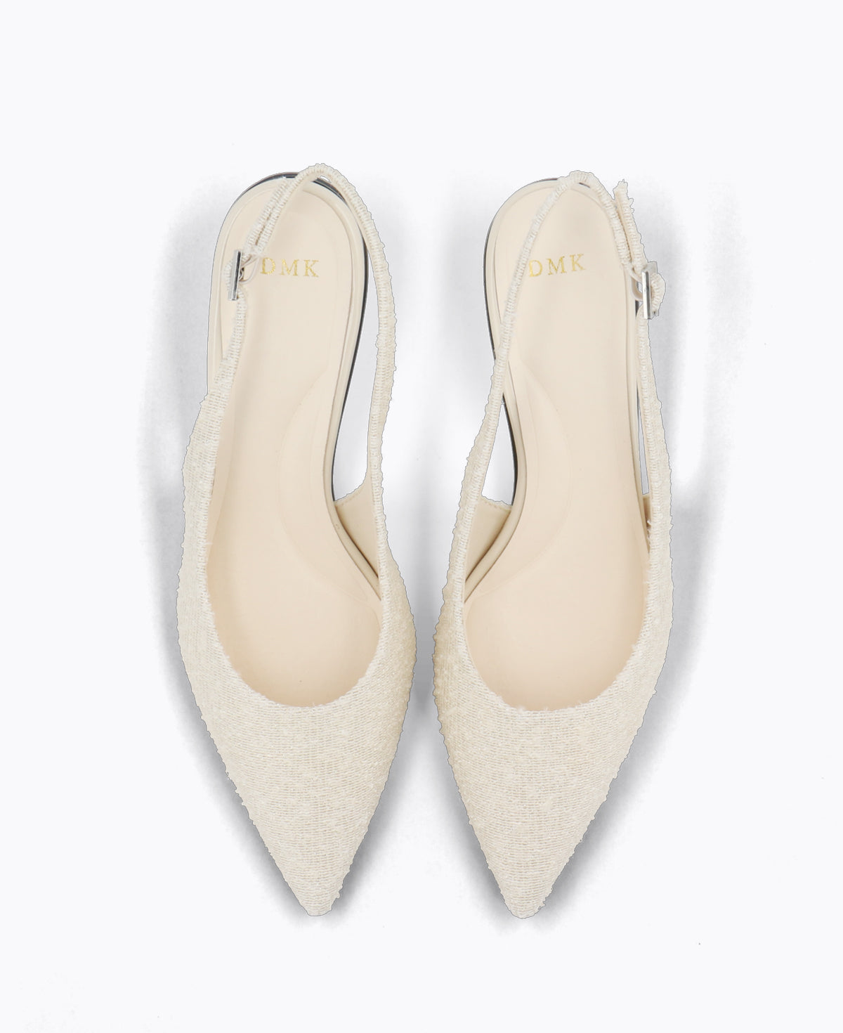 Lily Slingback Heel Pumps - Beige