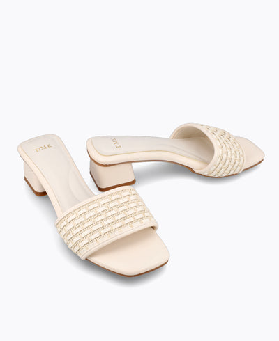 Lottie Heel Sandals - Beige