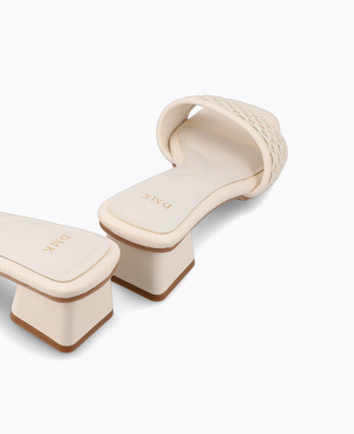 Lottie Heel Sandals - Beige