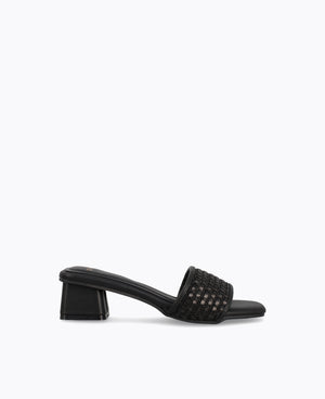 Lottie Heel Sandals - Black
