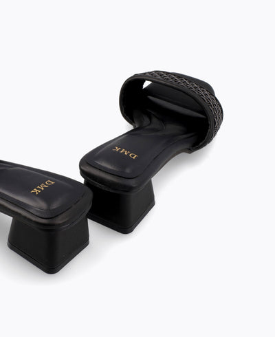 Lottie Heel Sandals - Black