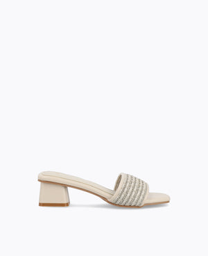 Lottie Heel Sandals - Grey