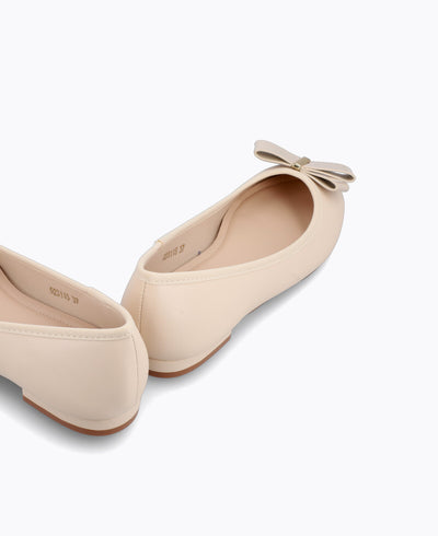 Lucinda Ballerina Flats - Beige