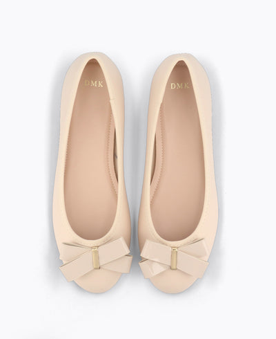 Lucinda Ballerina Flats - Beige