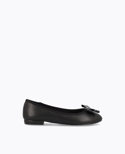 Lucinda Ballerina Flats - Black
