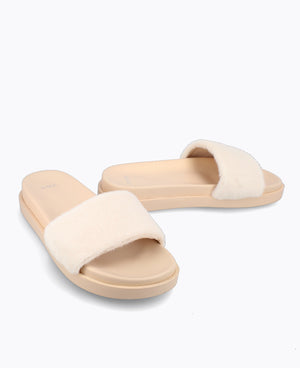 Lunelle Platform Sandals - Beige