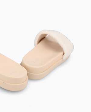 Lunelle Platform Sandals - Beige