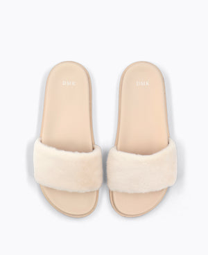 Lunelle Platform Sandals - Beige