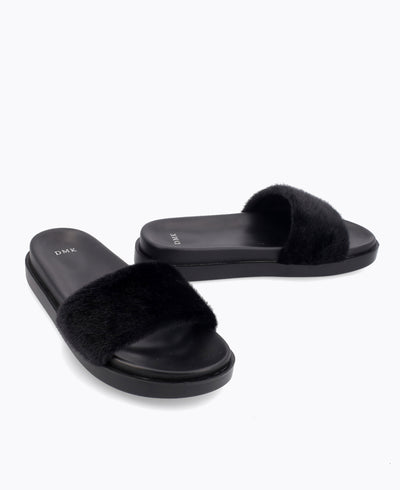 Lunelle Platform Sandals - Black