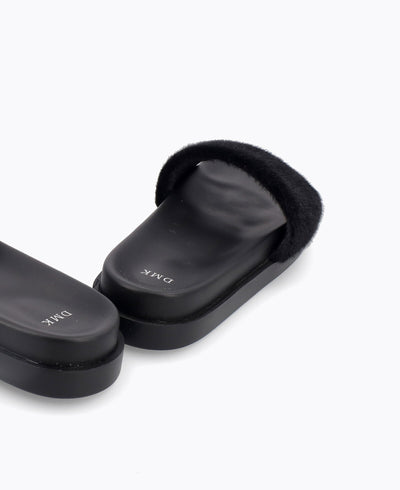 Lunelle Platform Sandals - Black