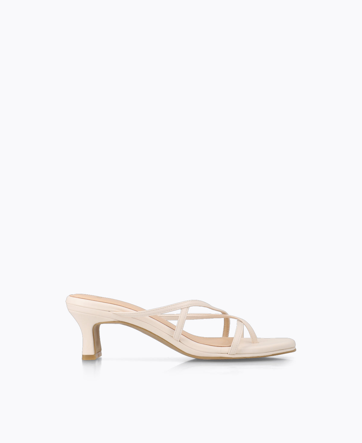 Lyra Heel Sandals - Beige