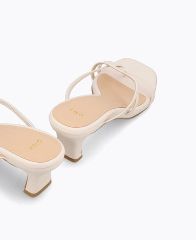 Lyra Heel Sandals - Beige