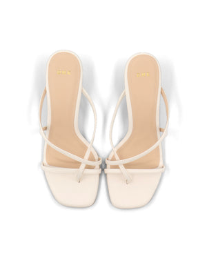 Lyra Heel Sandals - Beige