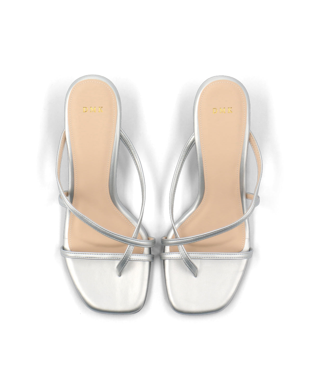 Lyra Heel Sandals - Silver