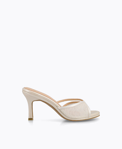 Mae Heel Sandals - Beige