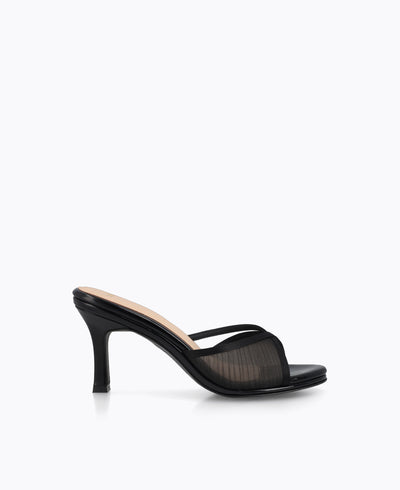Mae Heel Sandals - Black