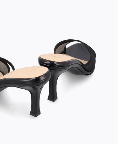 Mae Heel Sandals - Black