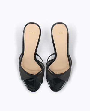 Mae Heel Sandals - Black
