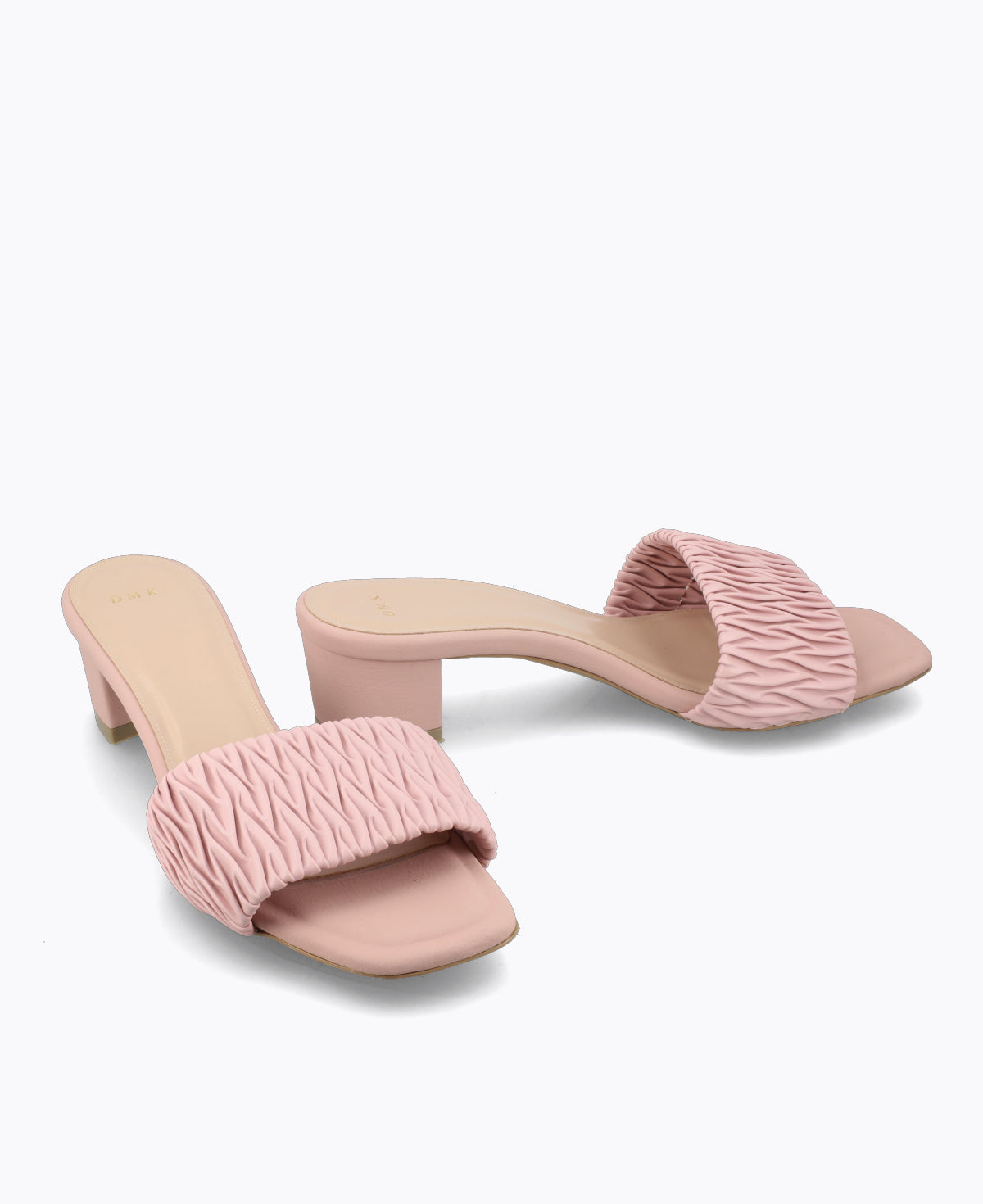 Mathilda Slip-On Heel Sandals - Pink